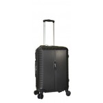 Μεσαία βαλίτσα με 4 διπλές ρόδες και επέκταση RAIN RB8083-24 μαύρο